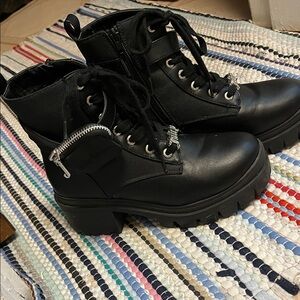Juicy Couture Black Moto Boots